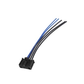 Partuto Blower Motor Resistor Cable Connector for Peugeot 206 Waterproof No.9636618080 Wiring Harness Adapter Black 1 Pcs for Citroen C3 Replacement