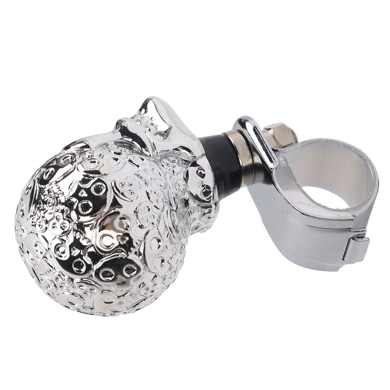 Skull Steering Wheel Turn Knob 3cm Diameter Turn Knob Spinner