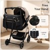 RAINSMORE Baby Changing Bags Large Nappy Tote Bag with Changing
