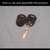 Aftermarket Products 2Pak: Ford Replacement Key Shell Case w/ Chip