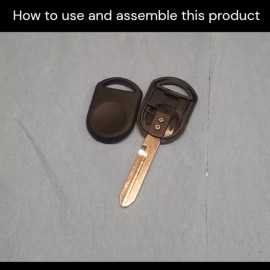 Aftermarket Products 2Pak: Ford Replacement Key Shell Case w/ Chip Holder. H84 H85 H92 SA - No Chips