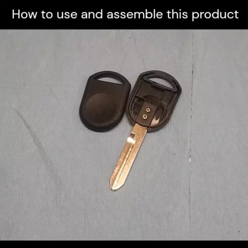 Aftermarket Products 2Pak: Ford Replacement Key Shell Case w/ Chip