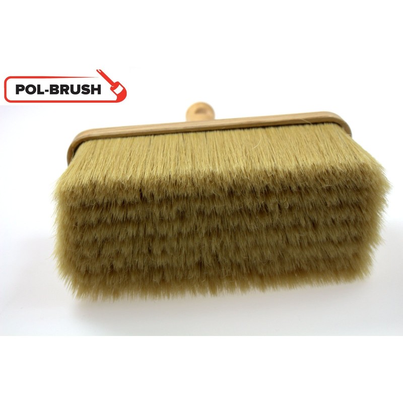 POL-BRUSH Wallpaper Paste Brush (7"x2,75"|180x70mm) - Masonry Paint Brush -