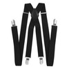 axy Men's Braces with Bow Tie - 4 Strong Clips