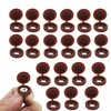 Hinged Screw Cover Caps,Plastic Screw Caps,Reusable Washable Flip Tops 50Pcs