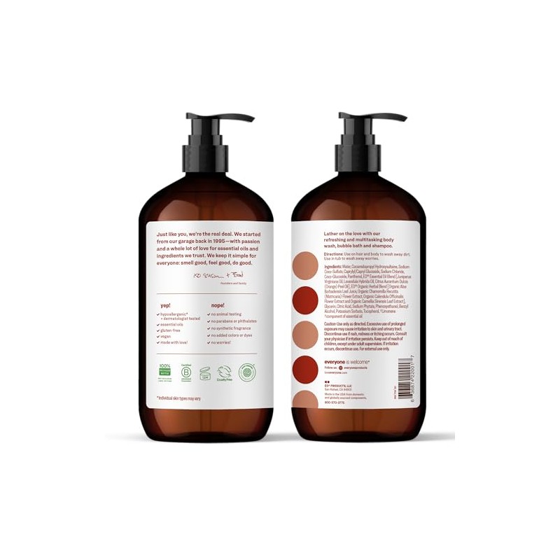 Everyone 3-in-1 Soap for Men, Cedar Citrus, 32oz, 2 Count