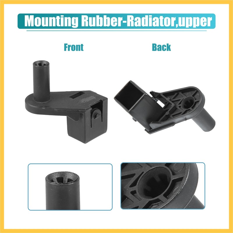 REPAIROCK 2pcs Left Right Upper Radiator Support Bracket for Ford