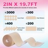 Polynew Hydrocolloid Roll (2inx19.7ft) Extra Large Hydrocolloid Patch Bandages with