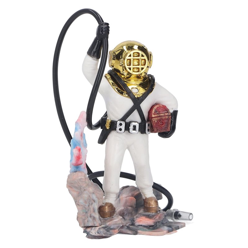 Diver Fish Aquarium Ornament Diver Air Action Aerating Diver Aquarium