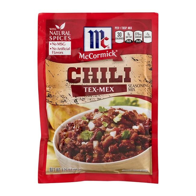 Chili Seasoning Mix Tex - Mex - 12 Pack