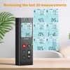 Bilateral Laser Measurement Tool, Bauihr 393ft/120M Rechargeable Aluminum Dual Laser
