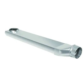 Dundas Jafine 28in.To 45 in.Adjustable Space Saver Aluminum Dryer Vent Duct w/ Straight Outlet