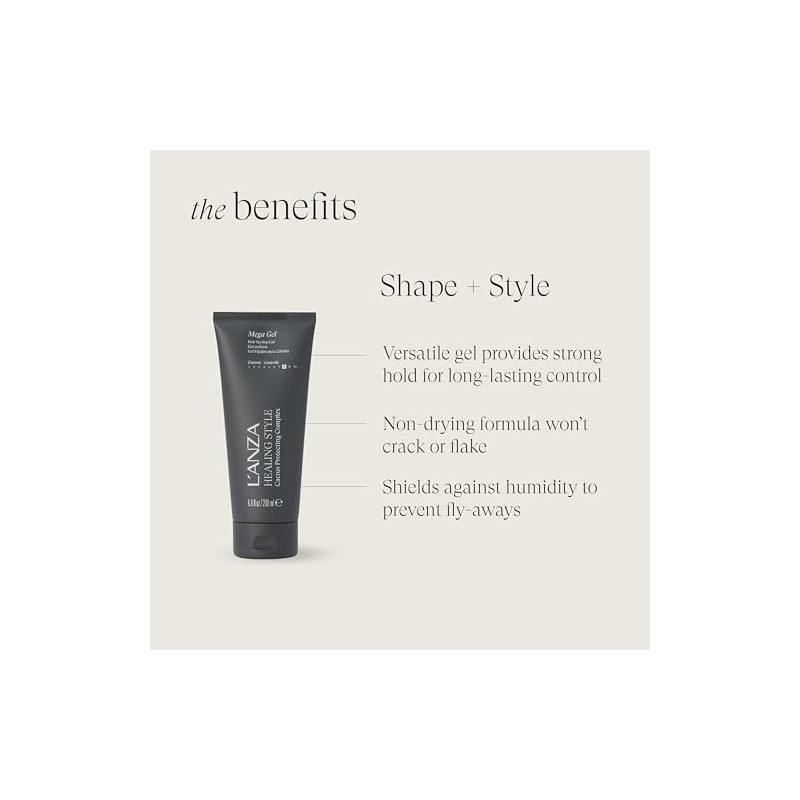 L’ANZA Healing Style Mega Gel, 6.8 oz.