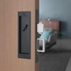 youthua Modern Pocket Door Hardware Set - Privacy Lock with