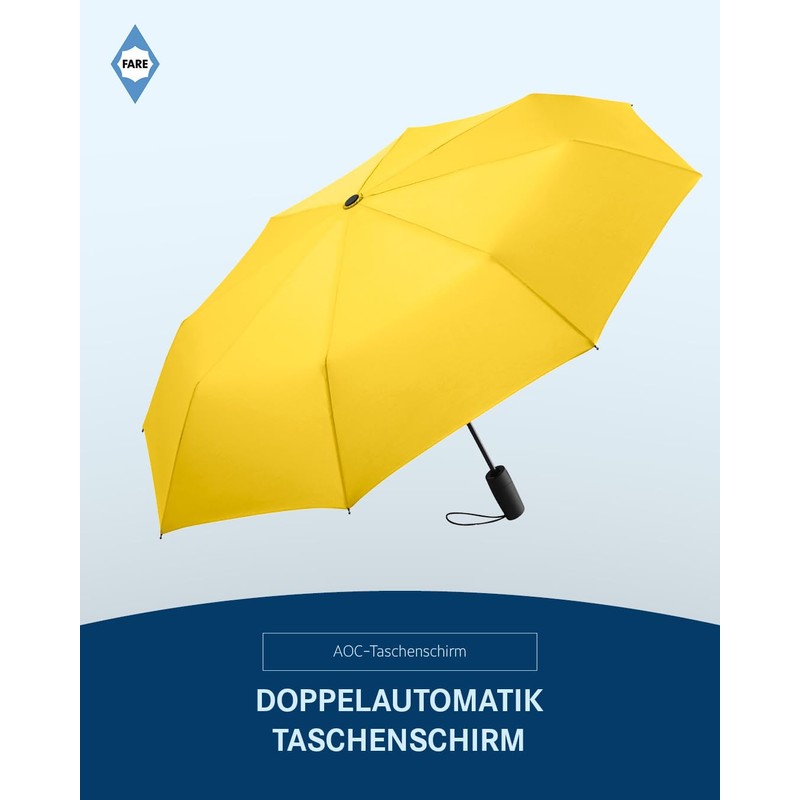 FARE Mini Pocket Umbrella - Premium Umbrella Opens Closes Automatic