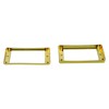 2PCS Guitar Pickup Frame Metal Bridge and Neck Pickups Cover
