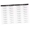 Healeved 20 Pairs Eyebrow Stickers Hair-like Simulation Brow Tint Eyebrow