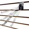 Chrome Adjustable Angle Slatwall Shelf Bracket 14" D - 6