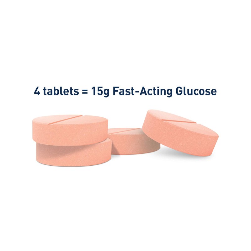 TRUEplus Glucose Tablets, Orange Flavor - 6X 10ct Tubes