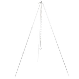 Portable Outdoor Camping Tripod for Cooking, Foldable Metal Grill Cooking Stand for Outdoor Cooking, Picnic, Campfire Party