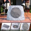 MIKK Outdoor Rock Speakers Waterproof Patio with Lights Color,Multi-Sync Up