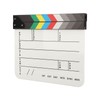 Acrylic Film Clapboard Professional Dry Erase Movie Props Clap Board