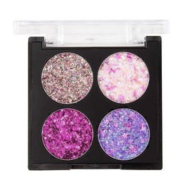Cosmetic Glitter Eyeshadow Palette with Finish and Waterproof