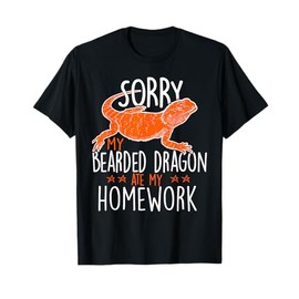 My Bearded Dragon Ate My Homework Pogona School T-Shirt T-Shirt