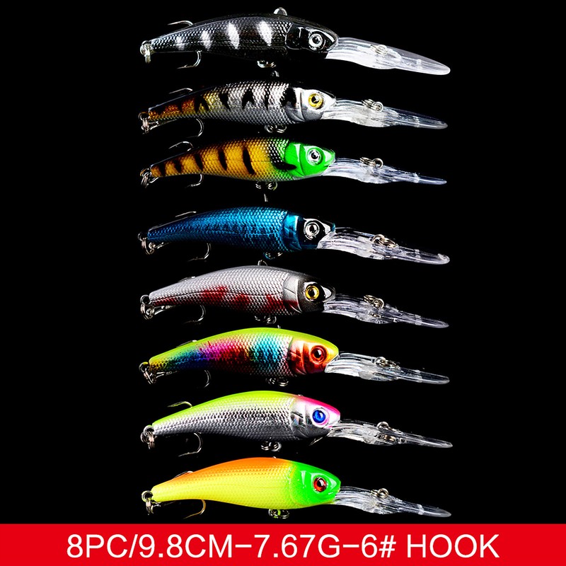 Fishing Lures Set Artificial Hard Bait Bionic Fishing Lure Minnow