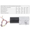 DC Brushless Worm Gear Motor High Torsion Low Noise Turbine