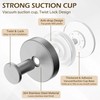 Ninth Five Suction Cup Hooks for Shower, Bathroom Wall Door