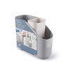 Zeal G401S Sink Tidy, Melamine, French Grey/Cream