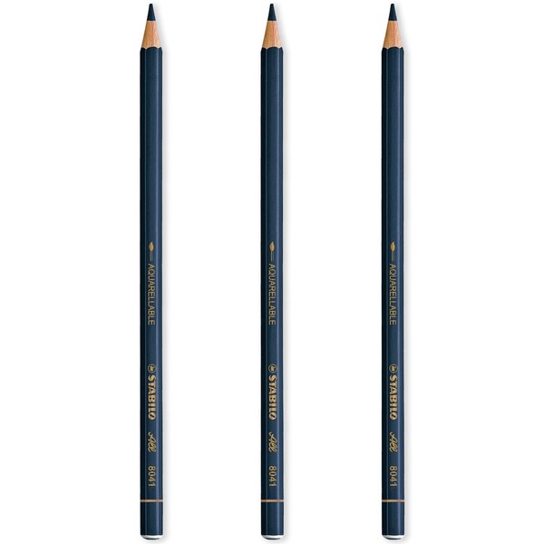 STABILO All Watercolour Effect Pencil Pack of 3 Pencils -