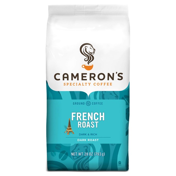 Cameron's Coffee Roasted Ground Coffee Bag, French Roast, 28 Ounce