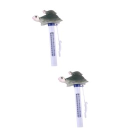 BESPORTBLE 2 Pcs Pool Baby Turtle Shape Floating Indoor/Outdoor Temperature Monitor Easy to Use for Boys and Girls