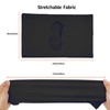 Black Stretchable Jumbo Book Sleeve Covers, Washable Durable Reusable Book