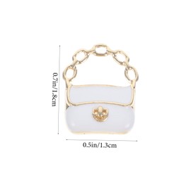 JOINPAYA 3 Pieces Miniature Handbags for Dollhouse Decorative Mini Bags Models for Miniatures for Dollhouse Decoration and Photography High Quality and Realistic Accessories