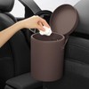 Operitacx Bolsa de Basura para Coche con Tapa, Diseño Portátil