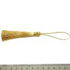 Machida Tetoron Yokomaki Tassel, Ornament, Accessory Tassel, Polyester Tassel (Gold)
