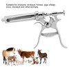 SemiAutomatic Metal AntiRust Livestock Injection Syringe for Veterinary Equipment(30ml Syringe