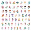 MUSHI 100 Stickers de PRINCESAS y SIRENAS paquete con stickers