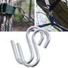 MOVKZACV 2pcs Stainless Steel Fishing Hiking Hammock Hook S Shaped