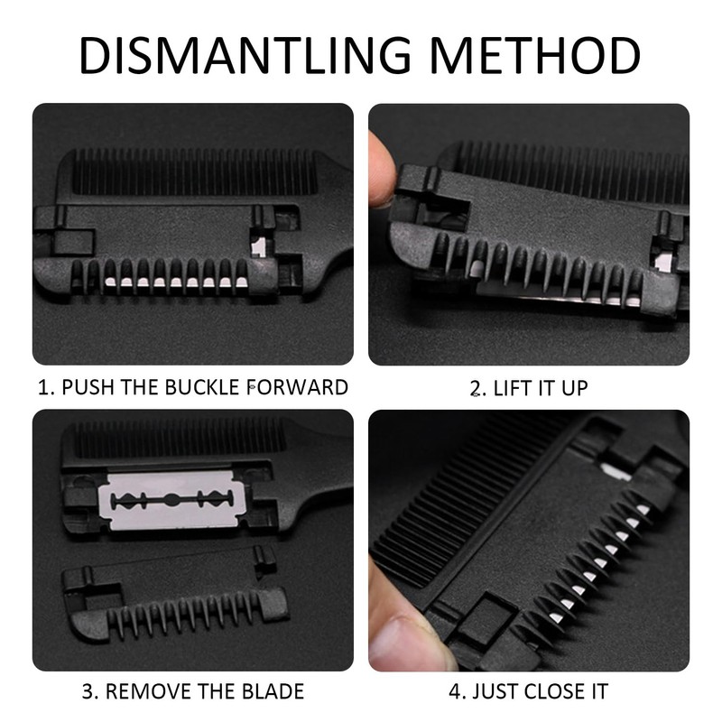 2 Pieces Of Home Hair Shaving Combs, Hair Cutting Tools,