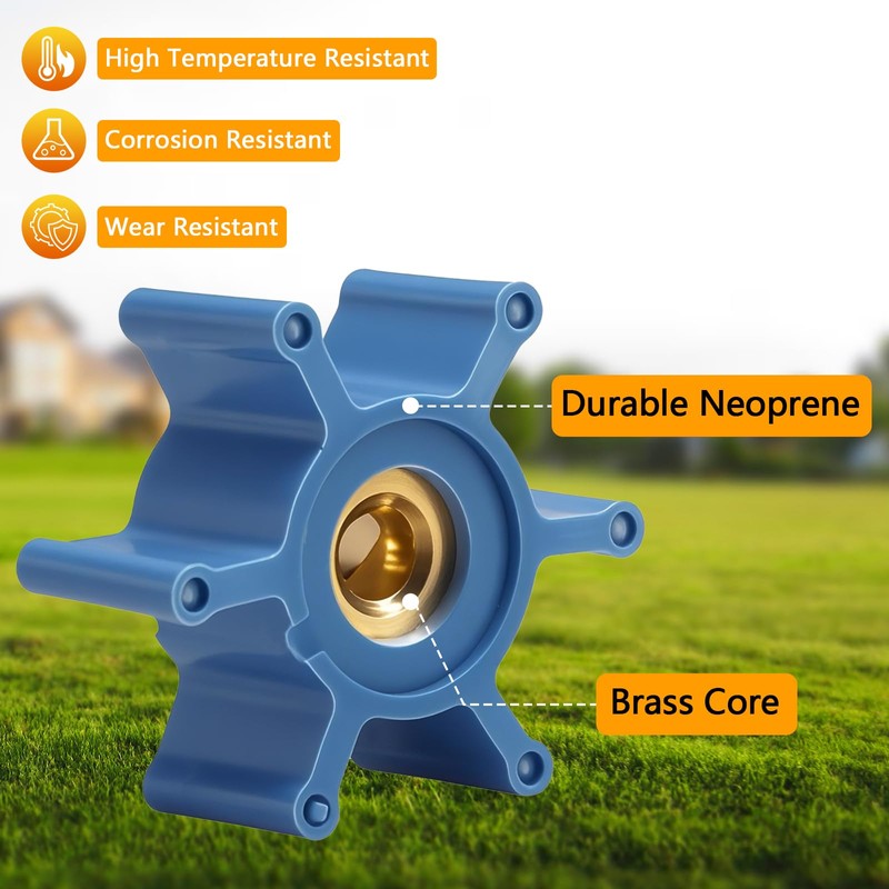 RUHUALIFE Upgraded Impeller & O-Ring Kit Compatible with Milwaukee M18