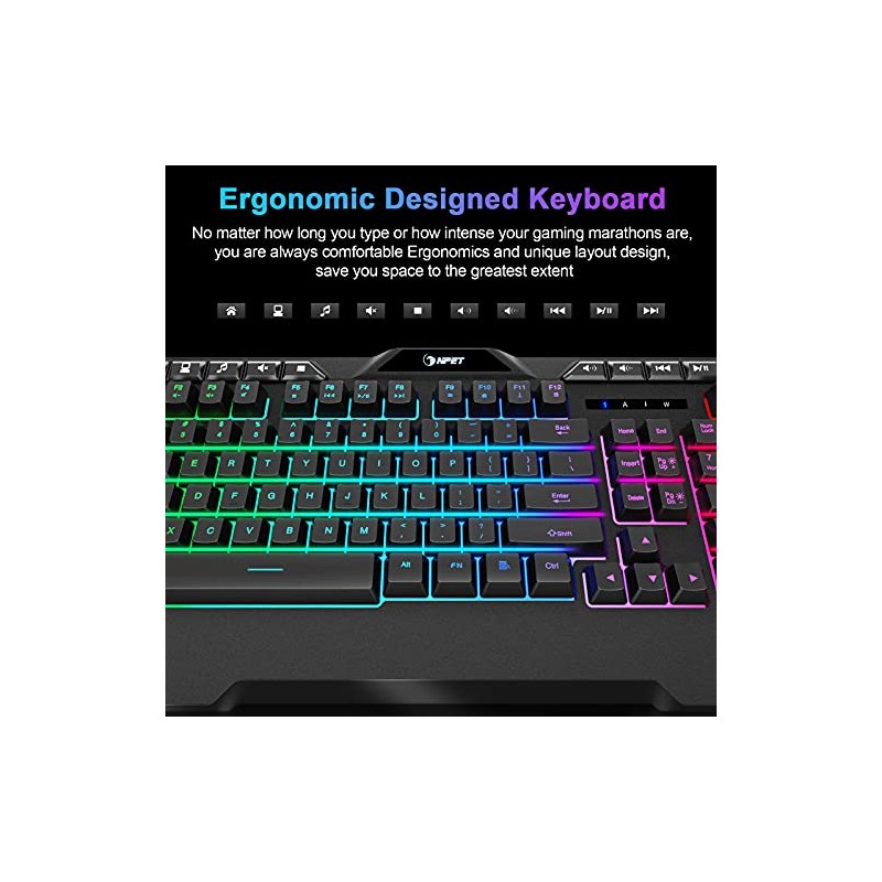 NPET Teclado para juegos K31