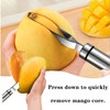 2 PCS Mango Slicer Kit Professional Mango Peeler Mango Knife
