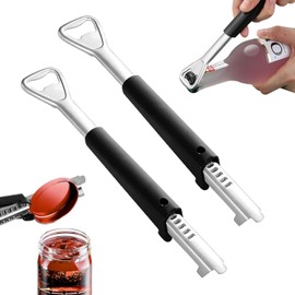 JJZGPP Effortless Arthritis Jar Opener, Adjustable Can Opener, Multifunctional Labour-Saving Can Opener and Lid Opener, Jar Opener, Screw Lid Opener for Seniors, Weak Hands