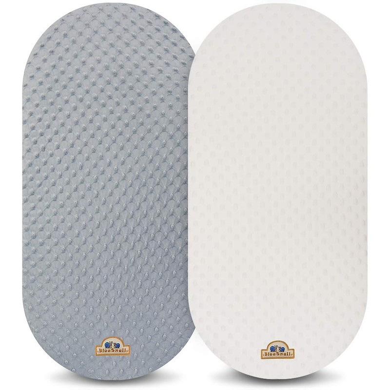 BlueSnail Sábana Bajera Ajustable Suave y elástica, sábanas de Cuna