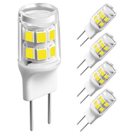 SSXBF G8 Led Bulb, 20-25W Halogen Equivalent 3W T4 Bulb, Daylight White 6000K, 120V Puck Light Bulbs for Under Cabinet Light, Under Counter Kitchen Lighting,5-Pack…