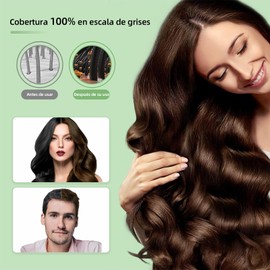 Hair dye Shampoo, Shampoo con Tinte, Black Hair dye Shampoo 3 in 1, Cobertura 100% Gris, Dura Hasta 3 o 4 Semanas, Black Hair dye Shampoo, para Mujeres y HombresTeñir el Cabello